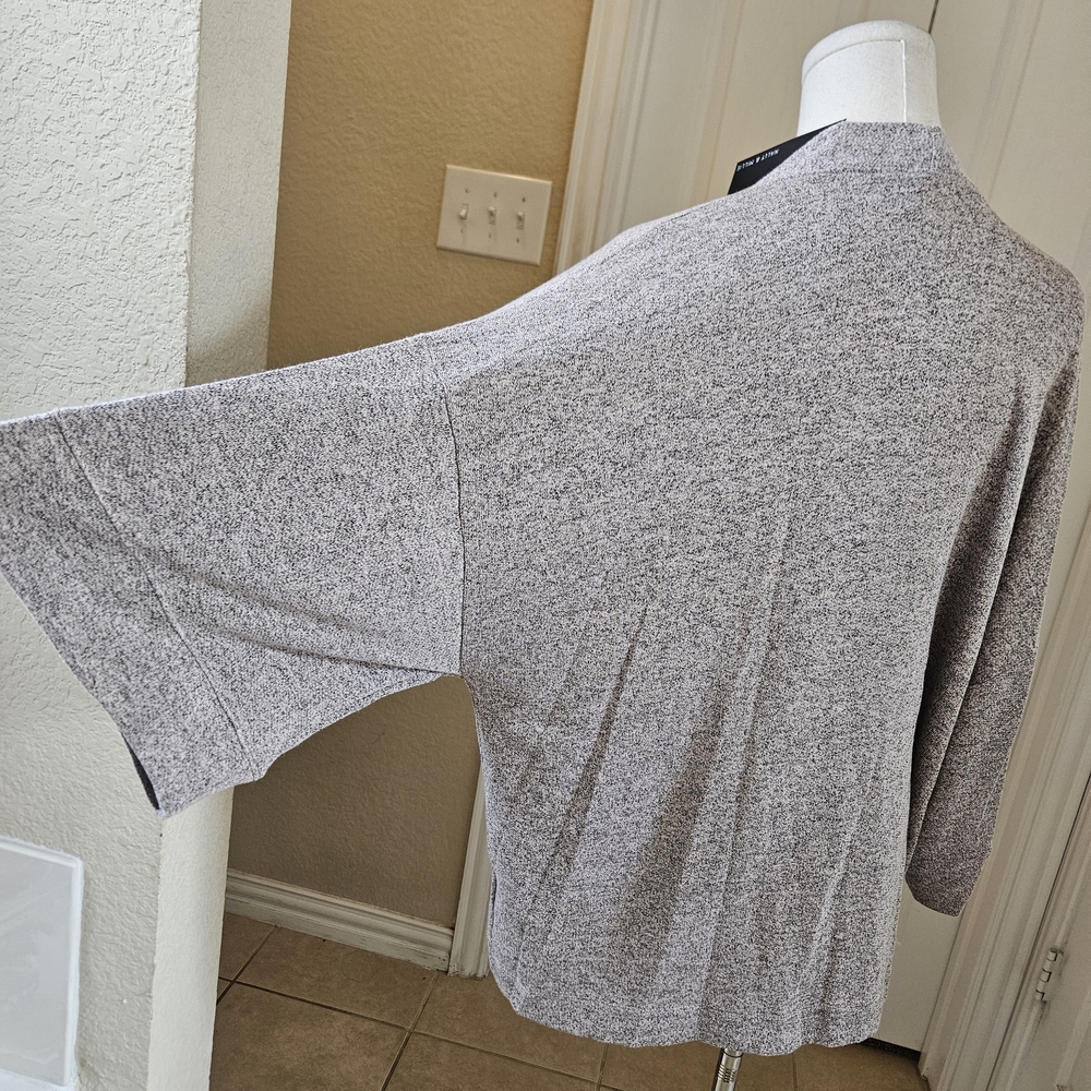 Nally & Millie Open Front Cardigan – Heathered Knit Size Medium NWT - Picture 13 of 13